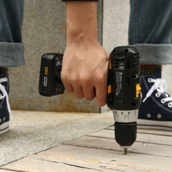 Дрель-шуруповерт Deko GCD20DU3 аккум. патрон:быстрозажимной (063-4144) от магазина РЭССИ