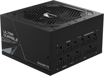 Блок питания Gigabyte ATX 750W GP-UD750GM 80+ gold 24+2x(4+4) pin APFC 120mm fan 8xSATA Cab Manag RTL от магазина РЭССИ