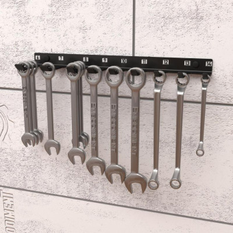 Настенный держатель для гаечных ключей EMBODIMENT черный EMB-WOW-WLS-B от магазина РЭССИ