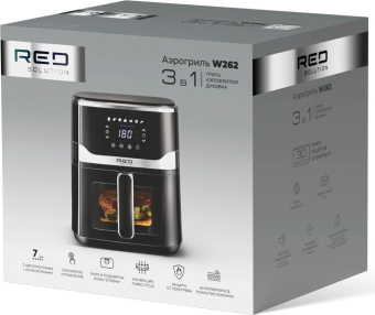 Аэрогриль Red Solution W262 1500Вт черный от магазина РЭССИ