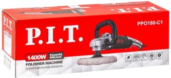 Полировальная машина P.I.T. PPO180-C1 1400Вт 3500об/мин рез.шпин.:M14 d=180мм от магазина РЭССИ