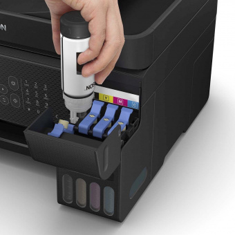 МФУ струйный Epson L5290 A4 WiFi USB RJ-45 черный от магазина РЭССИ