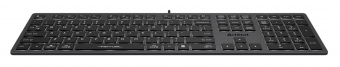 Клавиатура A4Tech Fstyler FX60 серый USB slim LED (FX60 GREY / WHITE) от магазина РЭССИ