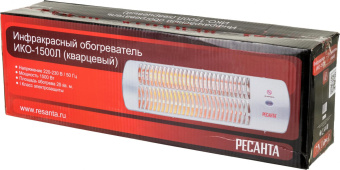Обогреватель инфракрасный Ресанта ИКО-1500Л 1500Вт белый от магазина РЭССИ
