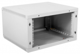 Шкаф коммутационный ЦМО ШРН-ЭКОНОМ (ШРН-Э-9.350.1) настенный 9U 600x350мм пер.дв.стал.лист 85кг серый 300мм 476мм от магазина РЭССИ