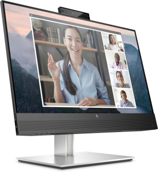 Монитор HP 23.8" E24mv G4 Conferencing черный IPS 5ms 16:9 HDMI Cam 250cd 178гр/178гр 1920x1080 VGA DP FHD USB 6.5кг от магазина РЭССИ