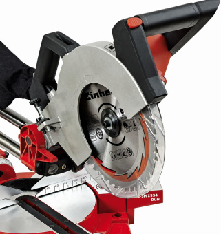 Торцовочная пила Einhell TE-SM 2534 Dual 1800Вт 5100об/мин d=250мм от магазина РЭССИ