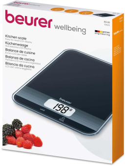 Весы кухонные электронные Beurer KS19 макс.вес:5кг черный от магазина РЭССИ
