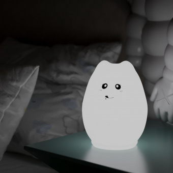 Ночник Gauss NN303 кошка белый от магазина РЭССИ