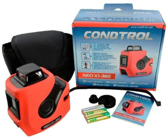 Нивелир лазерн. Condtrol NEO X1-360 Set 2кл.лаз. 635нм цв.луч. красный 2луч. (1-2-138) от магазина РЭССИ