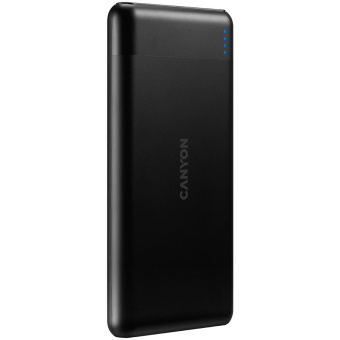 Мобильный аккумулятор Canyon PB-107 10000mAh QC3.0 3A черный (CNE-CPB1007B) от магазина РЭССИ