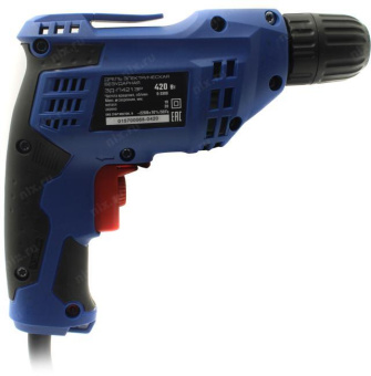 Дрель безударная Зубр ЗД-П421 ЭР 420Вт патрон:быстрозажимной реверс от магазина РЭССИ