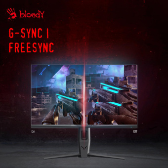 Монитор Bloody 27" MN271Q серый IPS LED 1ms 16:9 HDMI M/M матовая HAS Piv 320cd 178гр/178гр 2560x1440 180Hz G-Sync DP 2K USB 5.1кг от магазина РЭССИ