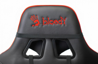 Кресло игровое A4Tech Bloody GC-400 черный/красный с подголов. крестов. пластик черный от магазина РЭССИ