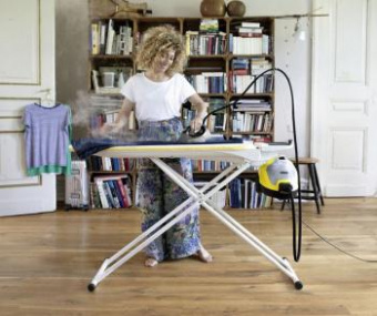 Пароочиститель напольный Karcher EasyFix SC 4 Iron 2000Вт желтый/черный от магазина РЭССИ