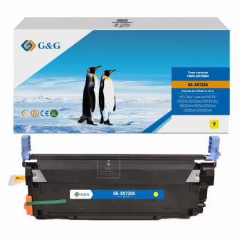 Картридж лазерный G&G GG-C9732A C9732A желтый (12000стр.) для HP CLJ 5500/5500n/5500dn/5500hdn/5500dtn/5550/5550n/5550dtn/5550hdn от магазина РЭССИ