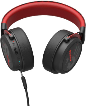 Наушники с микрофоном A4Tech Bloody MR590 Sports красный/черный 1.5м мониторные BT/Radio/3.5mm оголовье (MR590+ WIRED/SPORT RED) от магазина РЭССИ