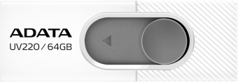 Флеш Диск A-Data 64Gb UV220 AUV220-64G-RWHGY USB2.0 белый/серый от магазина РЭССИ