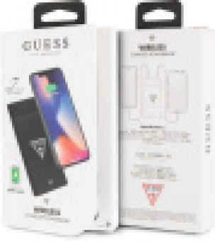 Мобильный аккумулятор Guess 8000mAh 2.1A беспров.зар. черный (GUL24WPB8TLBK) от магазина РЭССИ