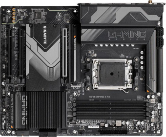 Материнская плата Gigabyte X670 GAMING X AX SocketAM5 AMD X670 4xDDR5 ATX AC`97 8ch(7.1) 2.5Gg RAID+HDMI от магазина РЭССИ
