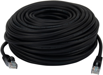 Патч-корд Buro UTP 4 пары cat.5E CCA molded 25м черный RJ-45 (m)-RJ-45 (m) от магазина РЭССИ