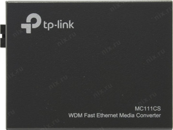 TP-Link MC111CS 10/100Mbps RJ45 to 100Mbps single-mode SC fiber Converter, Full-duplex,Tx:1550nm, Rx:1310nm, up to 20Km, switching power adapter, chassis mountable от магазина РЭССИ