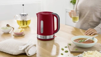 Чайник электрический Bosch TWK6A514 1.7л. 2200Вт красный корпус: пластик от магазина РЭССИ