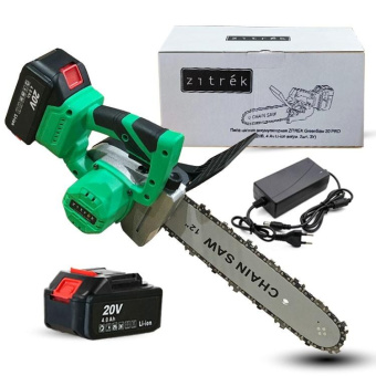 Цепная пила Zitrek GreenSaw 20 PRO 20Вт дл.шины:12" (30cm) (082-1852) от магазина РЭССИ