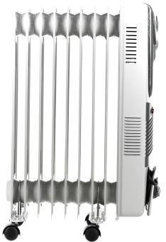 Радиатор масляный Ресанта ОМ-9АВ 2400Вт белый от магазина РЭССИ