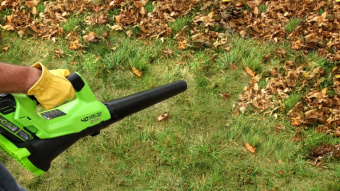 Воздуходувка Greenworks G40AB пит.:от аккум. зеленый от магазина РЭССИ