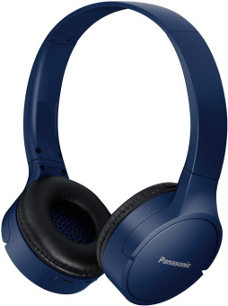Гарнитура накладные Panasonic RB-HF420BGEA синий беспроводные bluetooth оголовье от магазина РЭССИ