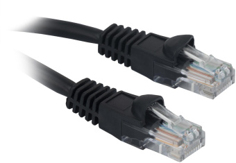 Патч-корд Buro UTP 4 пары cat5E CCA molded 15м черный RJ-45 (m)-RJ-45 (m) от магазина РЭССИ