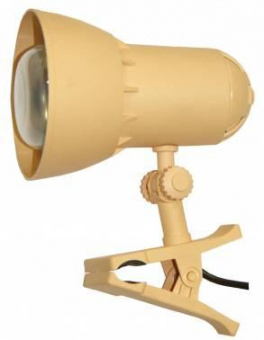 Светильник Трансвит НАДЕЖДА1MINI (NADEZHDA1MINI/YEL) настольный на прищепке E27 ванильный 40Вт от магазина РЭССИ