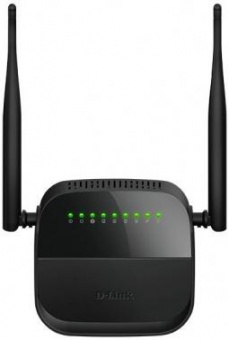 Роутер беспроводной D-Link DSL-2750U/R1A ADSL черный от магазина РЭССИ
