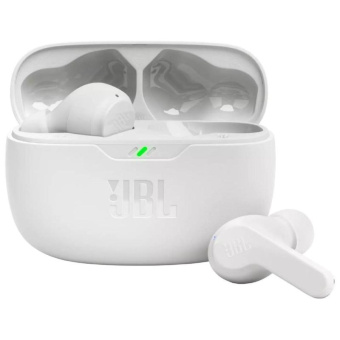 Гарнитура внутриканальные JBL Tune Beam Ghost белый беспроводные bluetooth в ушной раковине (JBLWBEAMWHT) от магазина РЭССИ