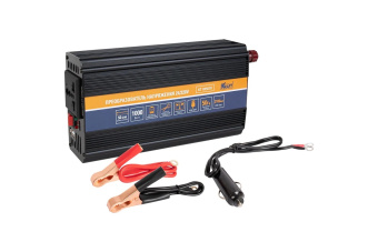 Инвертор автомобильный KRAFT 24/220V 1000W KT 835670 от магазина РЭССИ