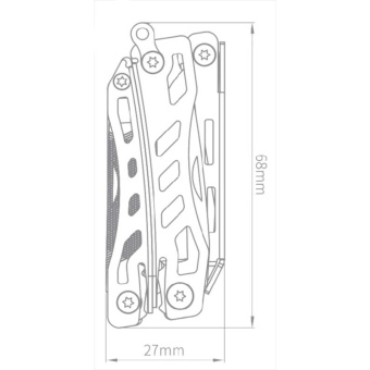 Мультитул Nextool Xiaomi Mini Flagship черный NE20122 от магазина РЭССИ