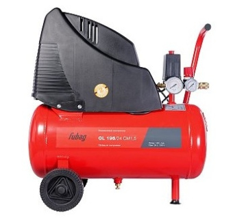 Компрессор FUBAG OL 195/24 CM1.5 180л/мин 24л 8бар 1.1кВт 646034 от магазина РЭССИ