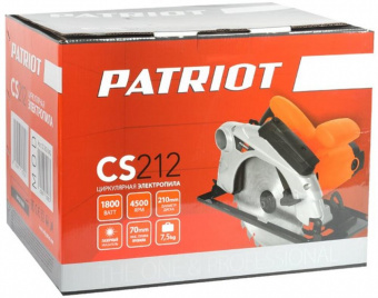 Циркулярная пила (дисковая) Patriot CS 212 1800Вт (ручная) от магазина РЭССИ