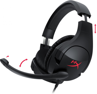 Наушники с микрофоном HyperX Cloud Stinger черный 1.3м мониторные оголовье (4P5L7AB#UUF) от магазина РЭССИ