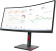 Картинка Монитор Lenovo 34" ThinkVision T34w-30 черный IPS LED 4ms 21:9 HDMI M/M матовая HAS Piv 3000:1 350cd 178гр/178гр 3440x1440 60Hz DP QHD USB 9.5кг от магазина РЭССИ Монитор Lenovo 34" ThinkVision T34w-30 черный IPS LED 4ms 21:9 HDMI M/M матовая HAS Piv 3000:1 350cd 178гр/178гр 3440x1440 60Hz DP QHD USB 9.5кг от магазина РЭССИ
