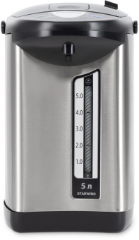 Термопот Starwind STP5741 5л. 800Вт черный/серебристый от магазина РЭССИ