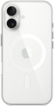 Чехол (клип-кейс) Apple для Apple iPhone 16 Clear Case with MagSafe прозрачный (MA6A4ZM/A) от магазина РЭССИ