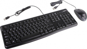 Клавиатура + мышь Logitech MK120 клав:черный мышь:черный/серый USB (920-002561) от магазина РЭССИ