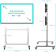 Картинка Подставка для телевизора Onkron FSPRO2L-22 черный 40"-55" макс.200кг напольный мобильный от магазина РЭССИ Подставка для телевизора Onkron FSPRO2L-22 черный 40"-55" макс.200кг напольный мобильный от магазина РЭССИ