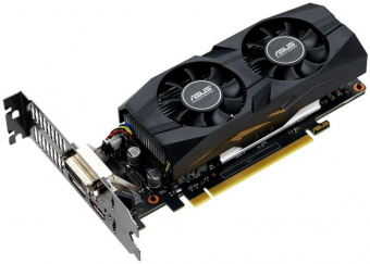 Видеокарта Asus PCI-E GTX1650-4G-LP-BRK NVIDIA GeForce GTX 1650 4096Mb 128 GDDR5 1485/8002 DVIx1 HDMIx1 DPx1 HDCP Ret от магазина РЭССИ