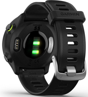 Смарт-часы Garmin Forerunner 55 42мм 1.04" LCD корп.черный рем.черный разм.брасл.:127-220мм (010-02562-10) от магазина РЭССИ