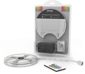 Лента светодиод. Gauss Basic 5м (BT012) от магазина РЭССИ