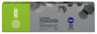 Картридж струйный Cactus CS-EPT9441 T9441 черный (66мл) для Epson WorkForce WF-C5290DW/WF-C5790DW от магазина РЭССИ