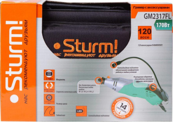 Гравер Sturm! GM2317FL 140Вт насадок:120 от магазина РЭССИ